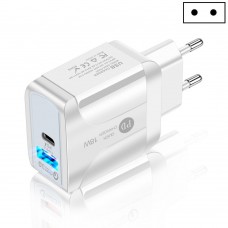 Punjač strujni sa 1xUSB+1Tip/Type C utorom brzi  LED 2801