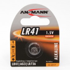 BATERIJA LR-41 1.5V Ansmann