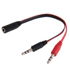 ADAPTER AUDIO 3.5mm 2x m - 1x ž