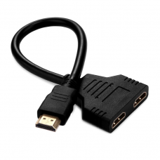 HDMI splitter 1 na 2, 1080p, 30 cm HDMI splitter 1 na 2, 1080p, 30 cm
