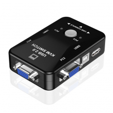 KVM SWITCH 2x USB + 2x PC