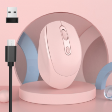 Bežični Miš 2.4 GHz + Bluetooth, 1600 DPI, punjivi