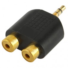 2 x RCA - 1 x 3.5 mm audio adapter