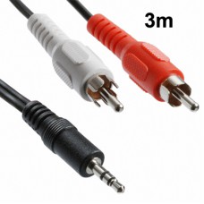 KABLO AUDIO 3.5mm - 2 x RCA - 3M KABLO AUDIO 3.5mm - 2 x RCA - 3M